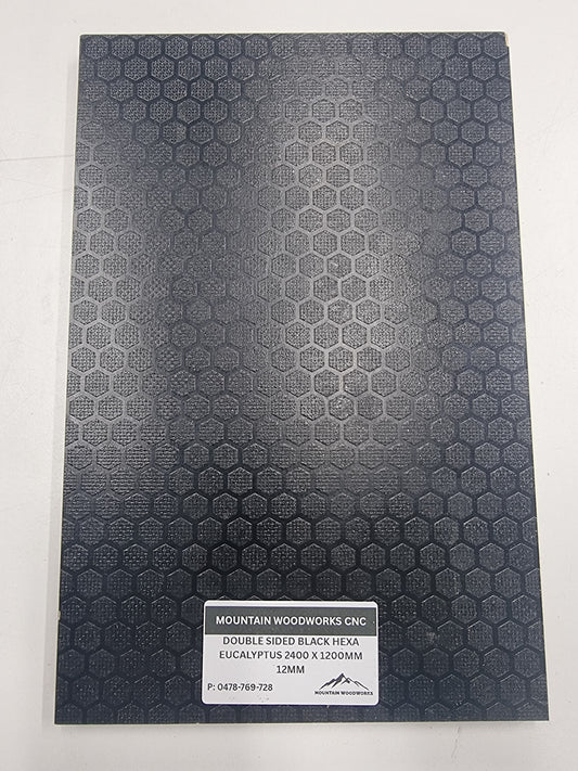 12mm BLACK DOUBLE SIDED HEXA PLY F17