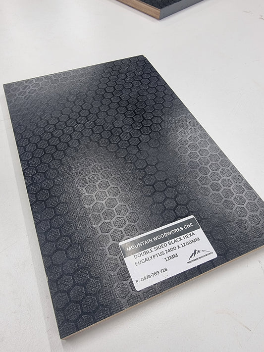 12mm BLACK DOUBLE SIDED HEXA PLY F17