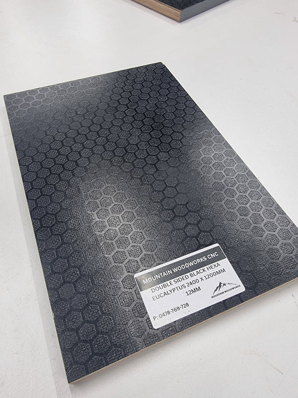 12mm BLACK DOUBLE SIDED HEXA PLY F17
