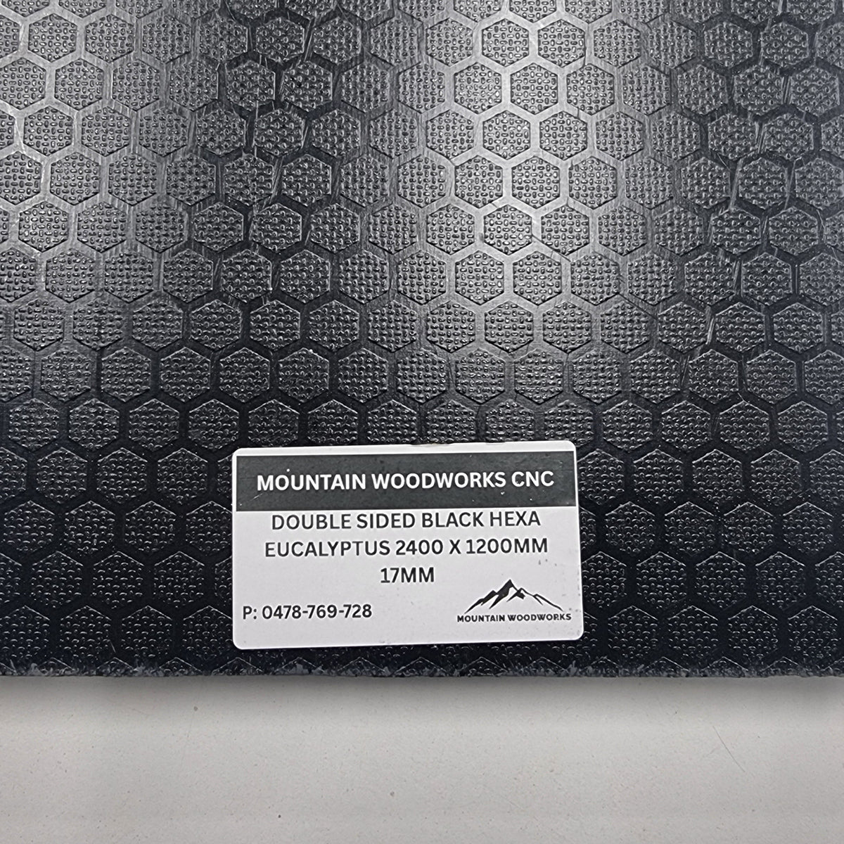 17mm BLACK DOUBLE SIDED HEXA PLY F17