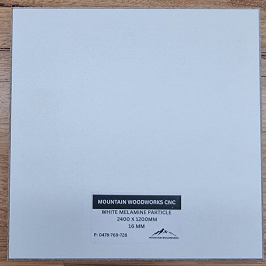 16 x 2400 x 1200mm White Texture Melamine Particle Board