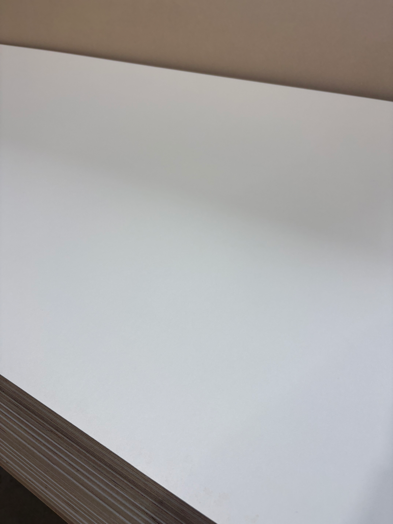 Birch 15mm White Melamine Plywood 2440x1220x15mm