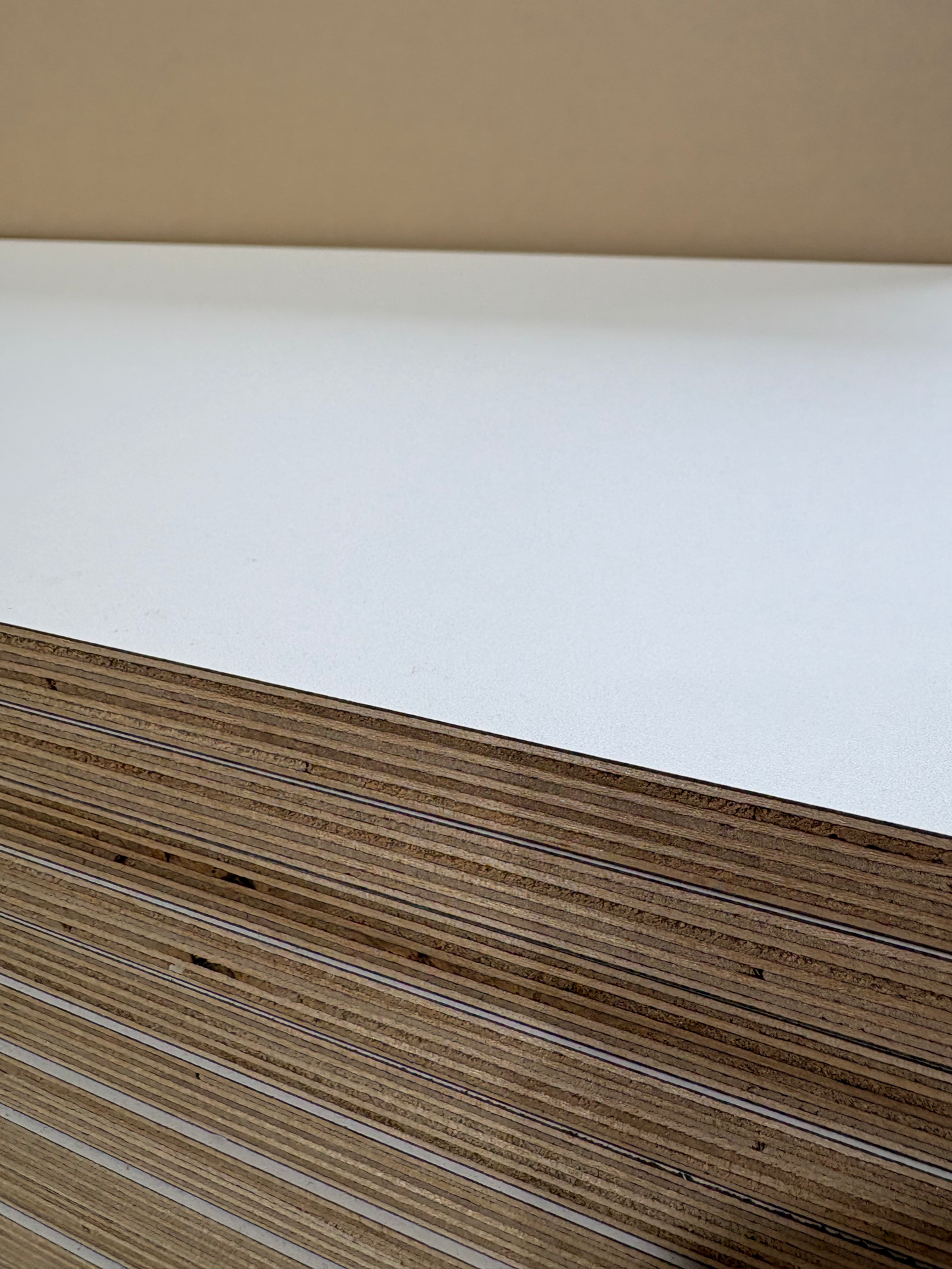 Birch 15mm White Melamine Plywood 2440x1220x15mm