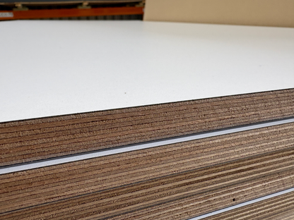 Birch 15mm White Melamine Plywood 2440x1220x15mm